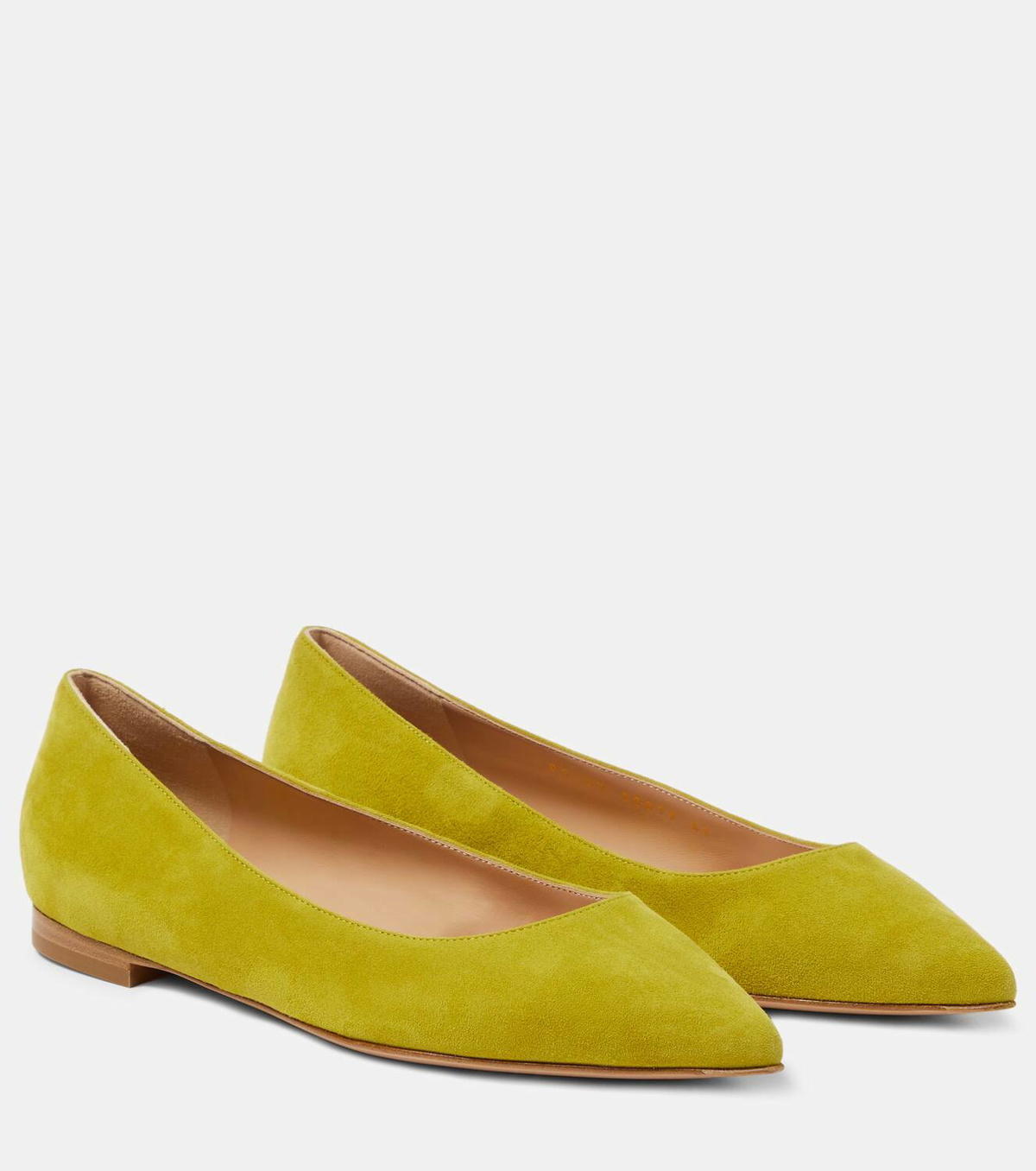 Gianvito Rossi Black Calfskin Ballet Flats