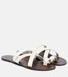 The Row - Kris leather sandals