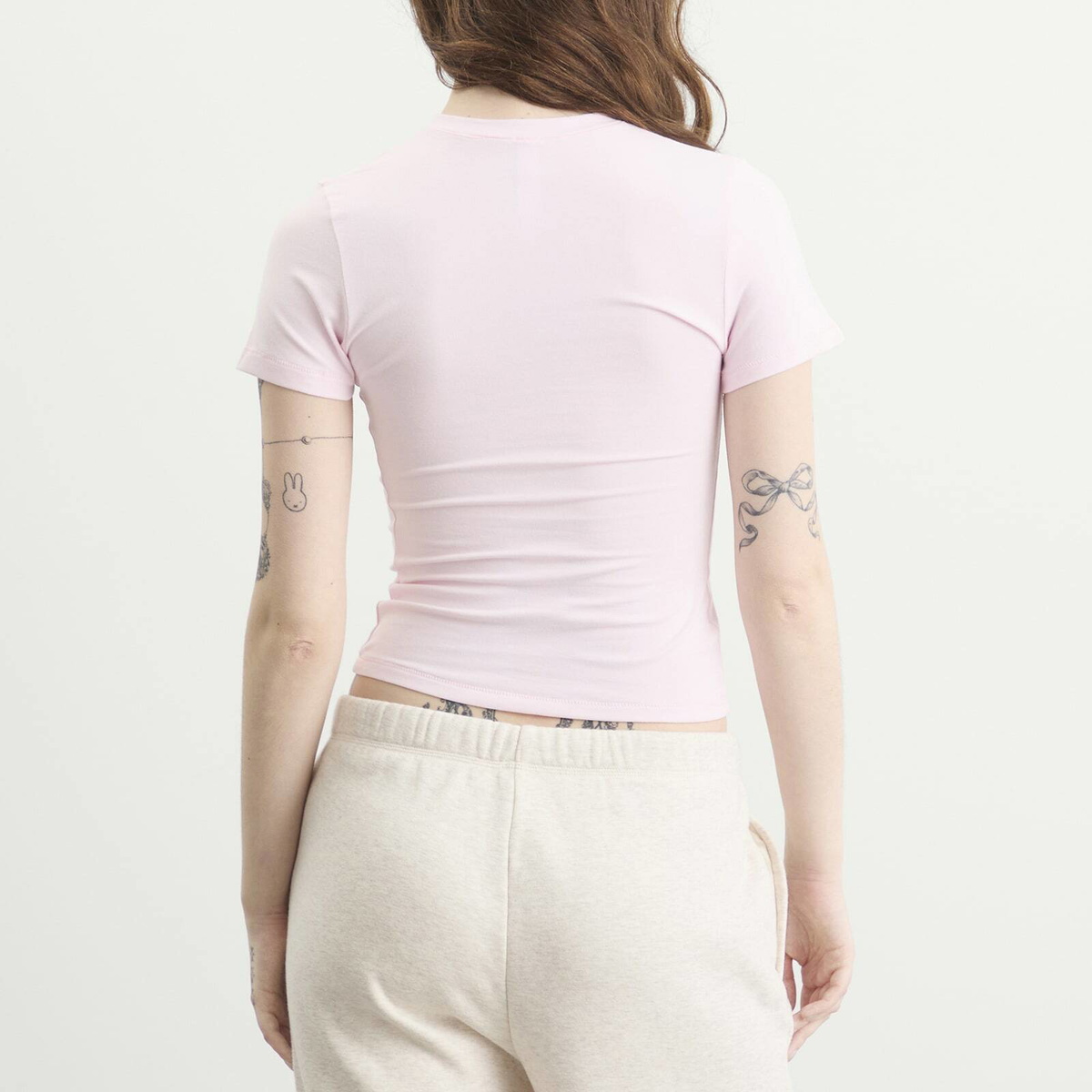 SKIMS Women's Cotton Jersey T-Shirt in Cherry Blossom