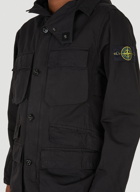 Hooded Field Jacket in Black