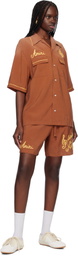 AMIRI Orange Saturday Night Shorts