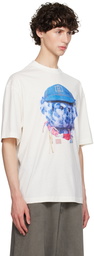 Acne Studios White Printed T-Shirt