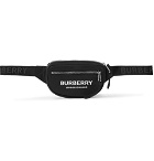 Burberry - Logo-Print Nylon Belt Bag - Black