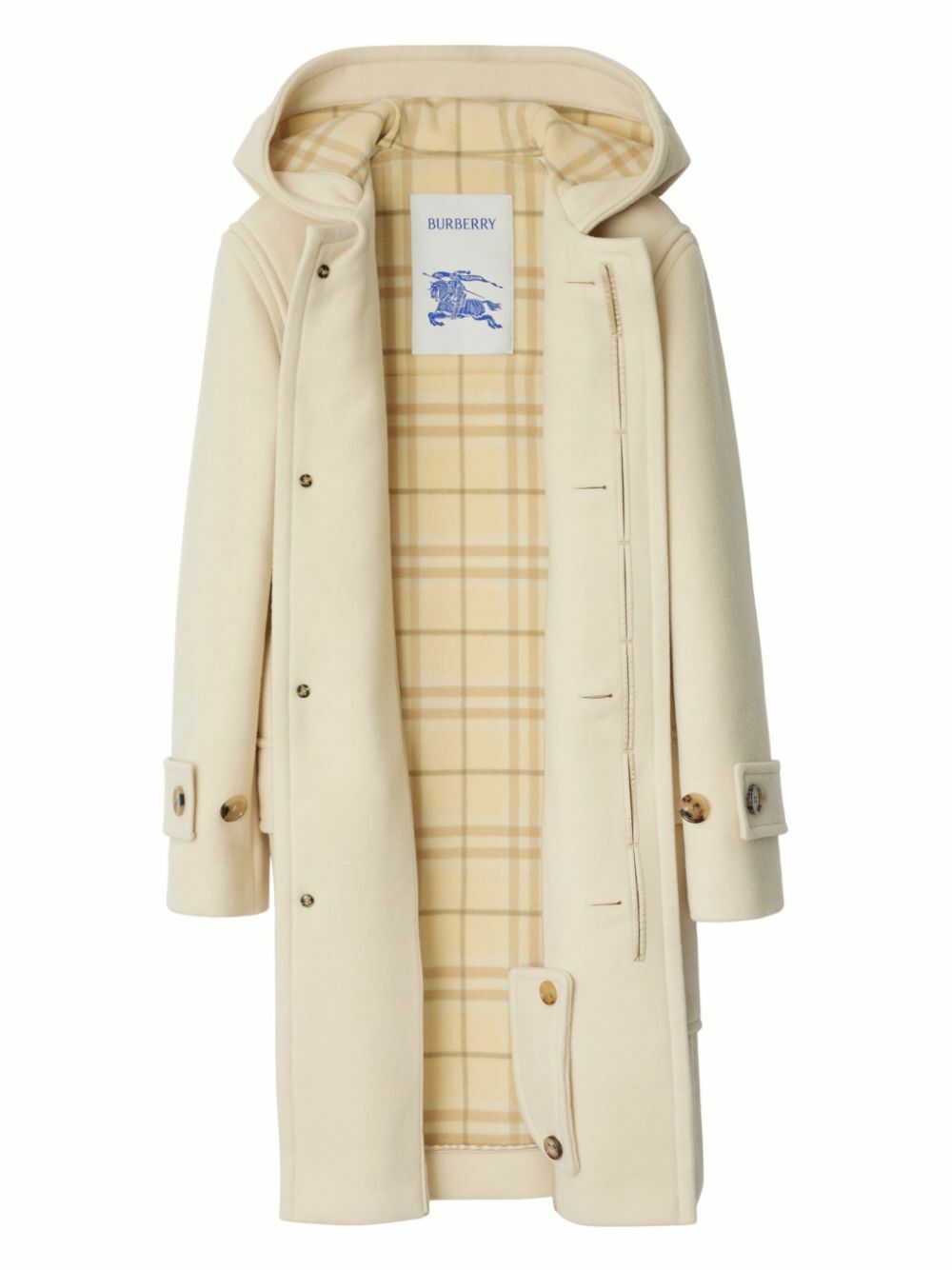 Burberry Checked Duffle Coat Burberry