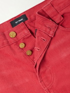Willy Chavarria - Chente Straight-Leg Jeans - Red
