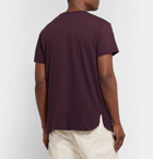nonnative - Printed Cotton-Jersey T-Shirt - Burgundy