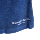 Sporty & Rich Hotel du Cap Cursive Terry Short in Indigo White