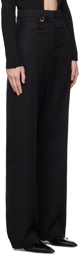 JACQUEMUS Black La Casa 'Le pantalon Sauge' Trousers