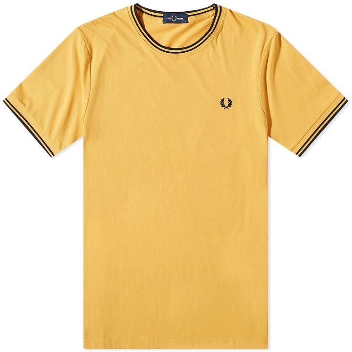 Photo: Fred Perry Authentic Men's Twin Tipped T-Shirt in Golden Hour
