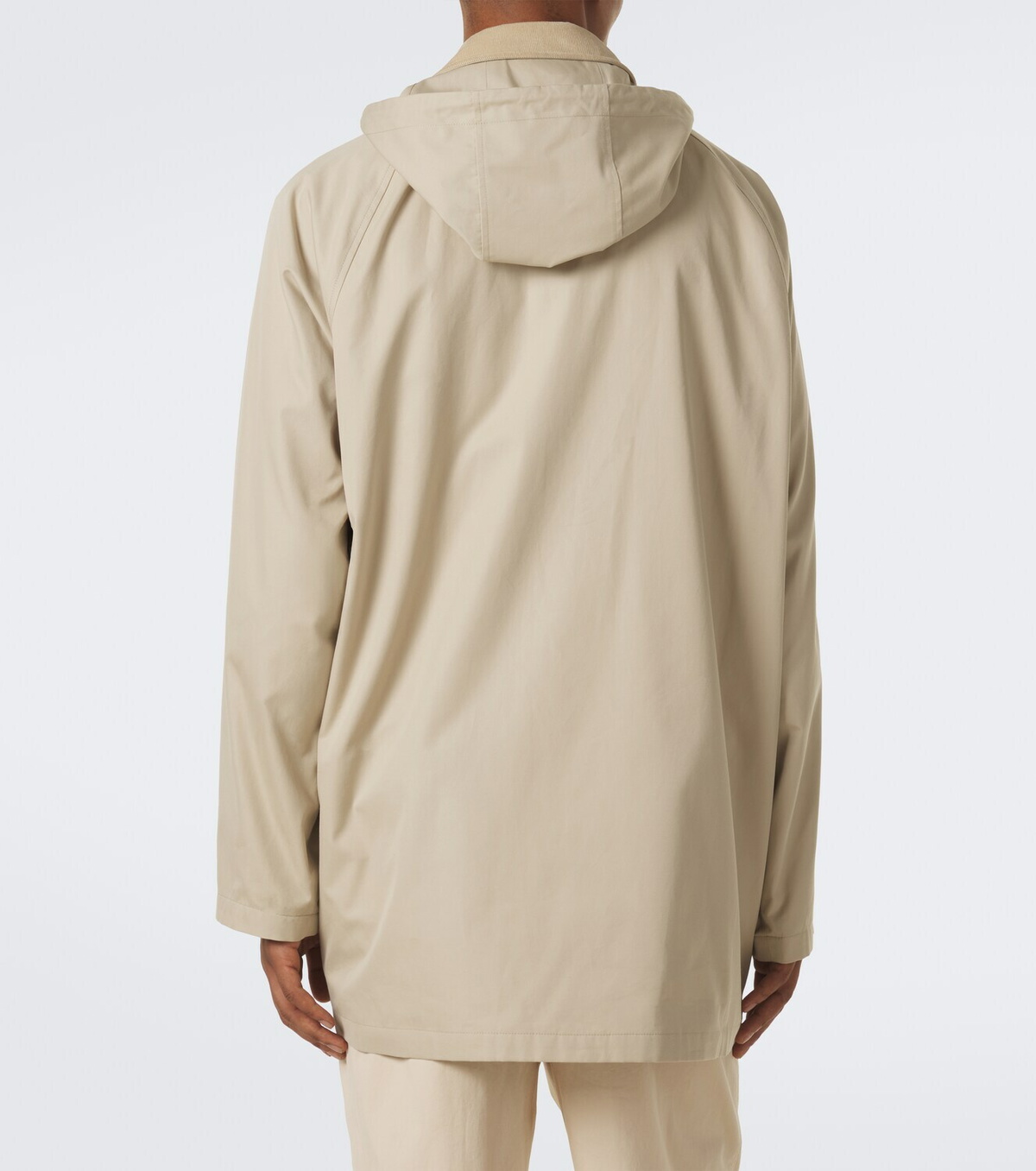 Ralph Lauren Purple Label Hooded cotton twill coat