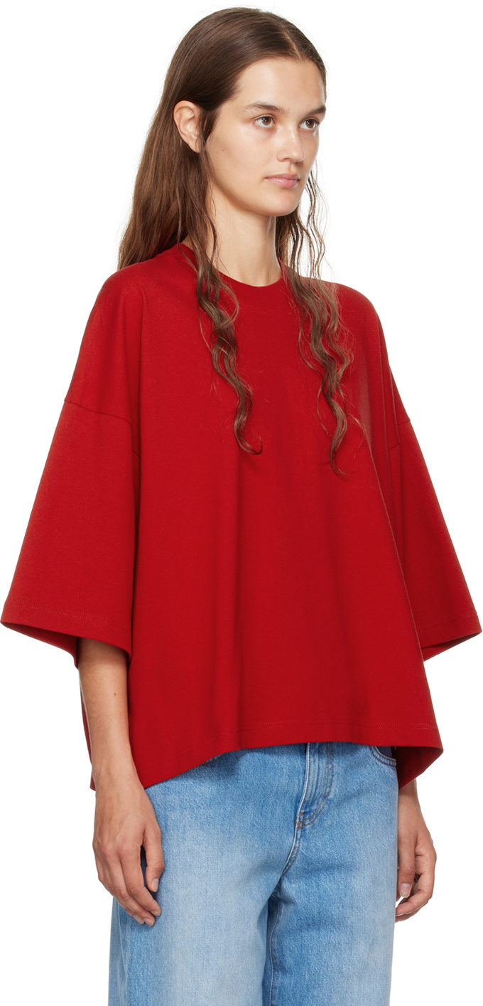 【house on the hill】S/S Tee (Red Check) BOXY TEE / HENRY – STATE