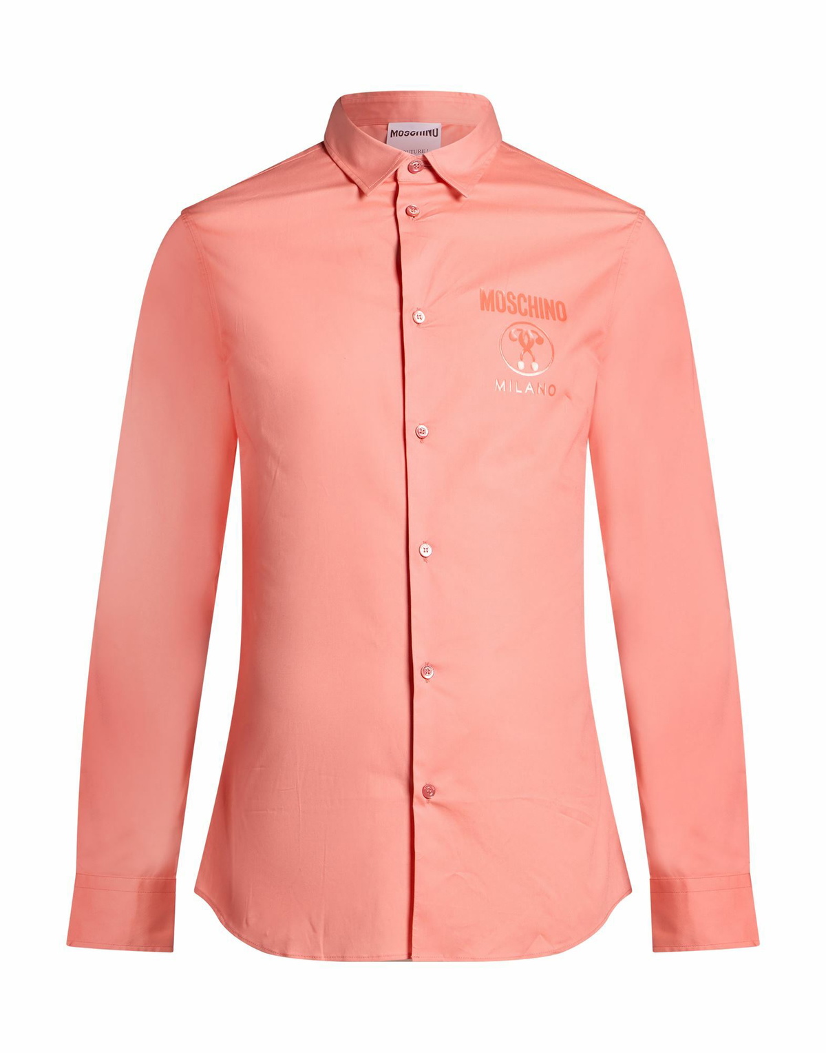 Moschino Mens Shirt in Salmon pink