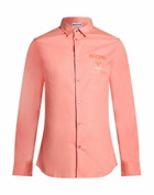 Moschino Mens Shirt in Salmon pink