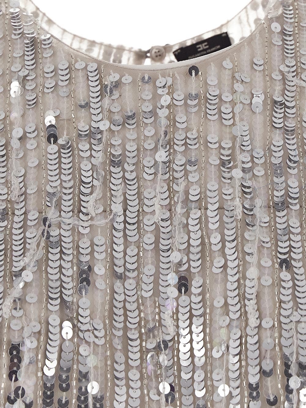 Elisabetta Franchi Paillettes Top Elisabetta Franchi