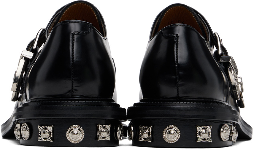 Toga Virilis Black Polido Monkstraps Toga Virilis