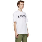 Lanvin White Embroidered Logo T-Shirt