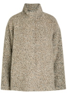 Eileen Fisher Melange Alpaca-blend Jacket Beige