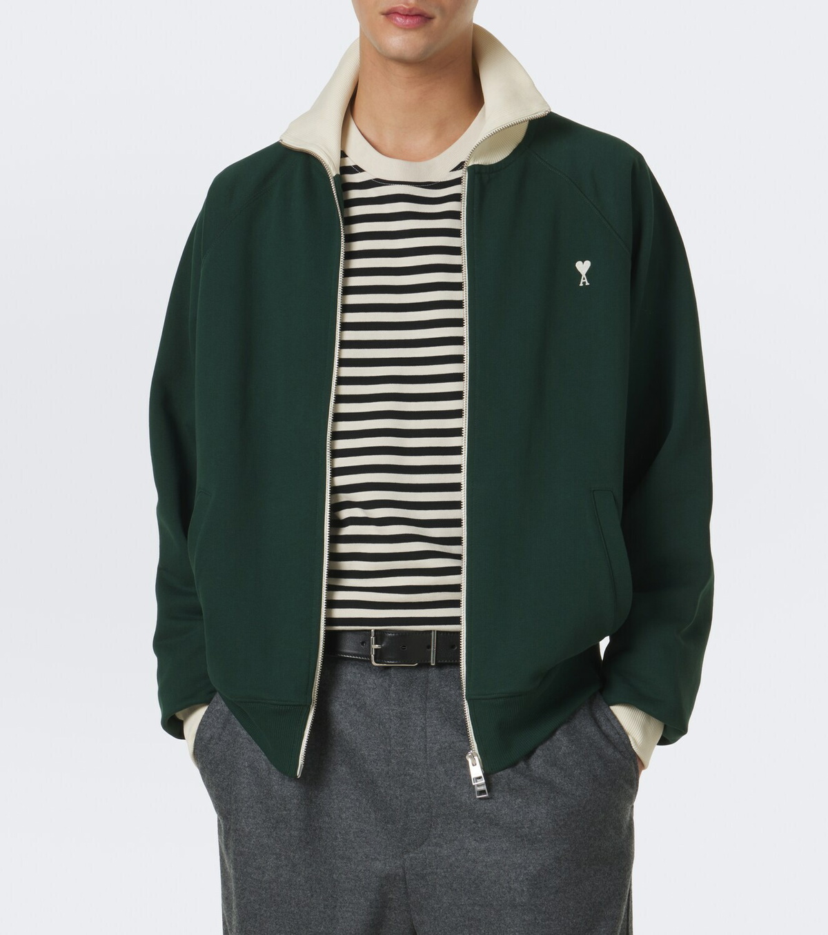 Ami Paris Ami de Coeur cotton jersey sweatshirt