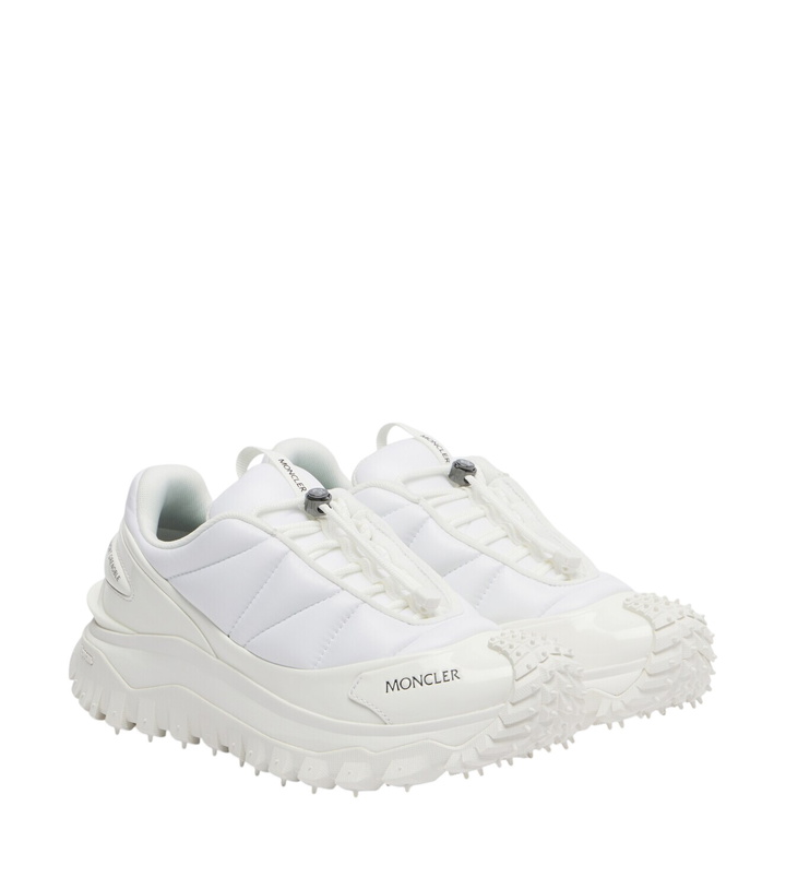 Photo: Moncler Trailgrip Puffer leather-trimmed sneakers