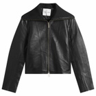 Samsøe Samsøe Women's Sashira Leather Jacket in Black