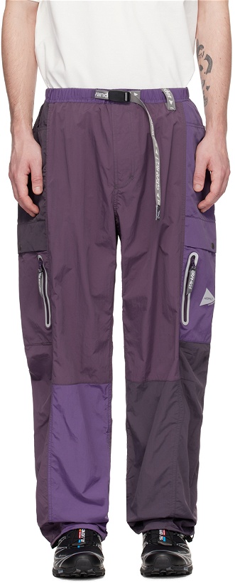 Photo: and wander Purple Gramicci Edition Shorts