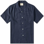 Portuguese Flannel Men's Dogtown Vacation Shirt in Navy