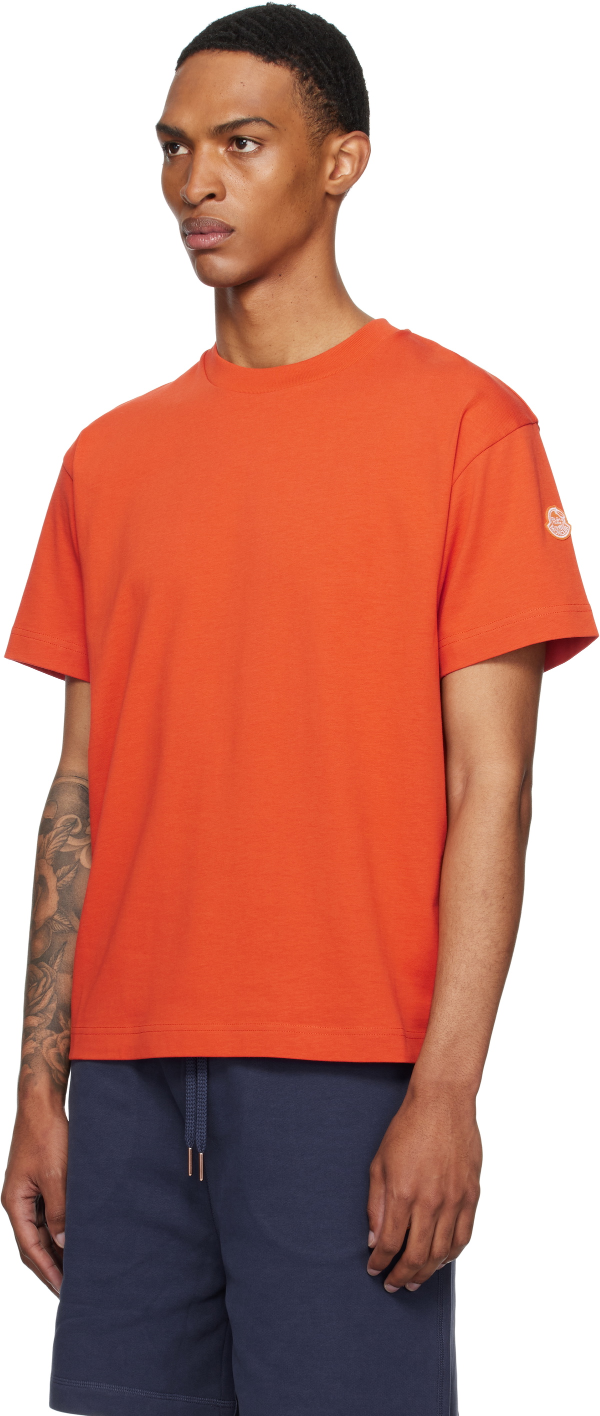 Moncler Genius Moncler x Gilga Farm Orange Short Sleeve T-shirt