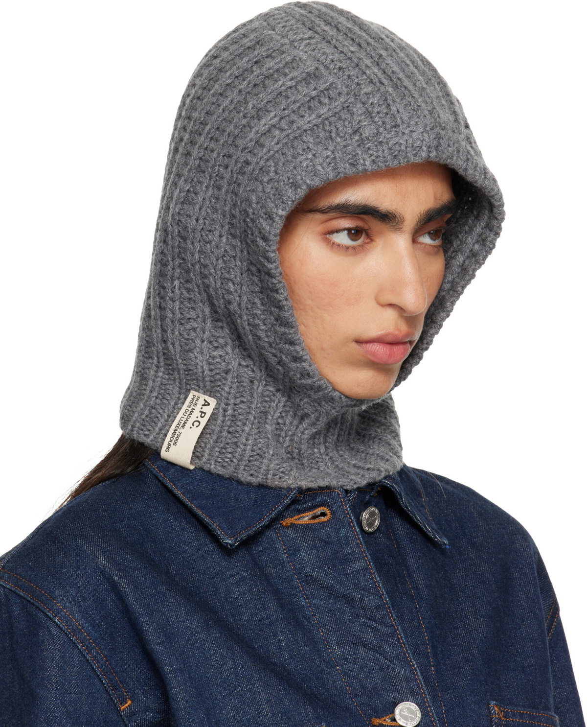 A.P.C. Gray Alix Balaclava