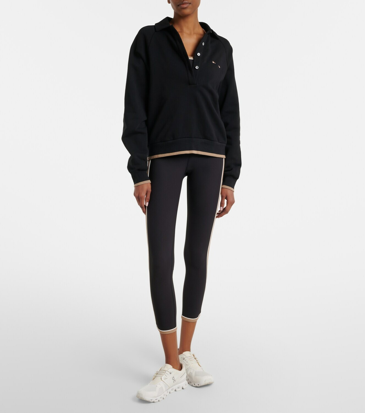 The Upside Collared Elle cotton polo shirt