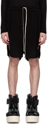 Rick Owens Black Lido Shorts