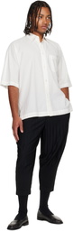 HOMME PLISSÉ ISSEY MIYAKE White Streamline Shirt