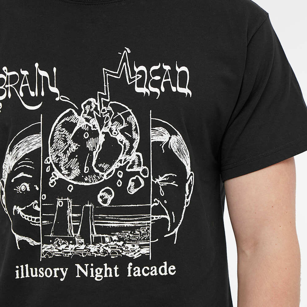 Brain Dead Men's Night Facade T-Shirt in Black Brain Dead