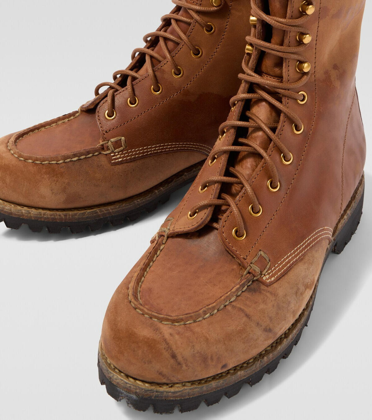 Visvim Scout Moc leather lace-up boots Visvim