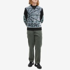 RASSVET Men's Flower L/S T-Shirt in Black
