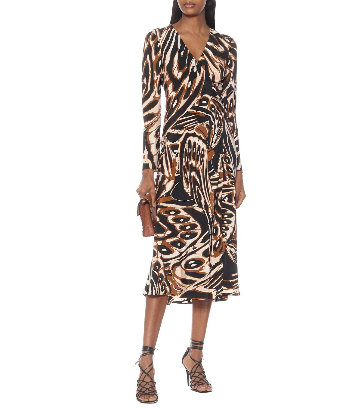 dvf tilly silk wrap dress SOLD Diane Von Furstenberg Tilly Silk Satin Floral Wrap Dress Unworn 2   Palm Beach Vintage