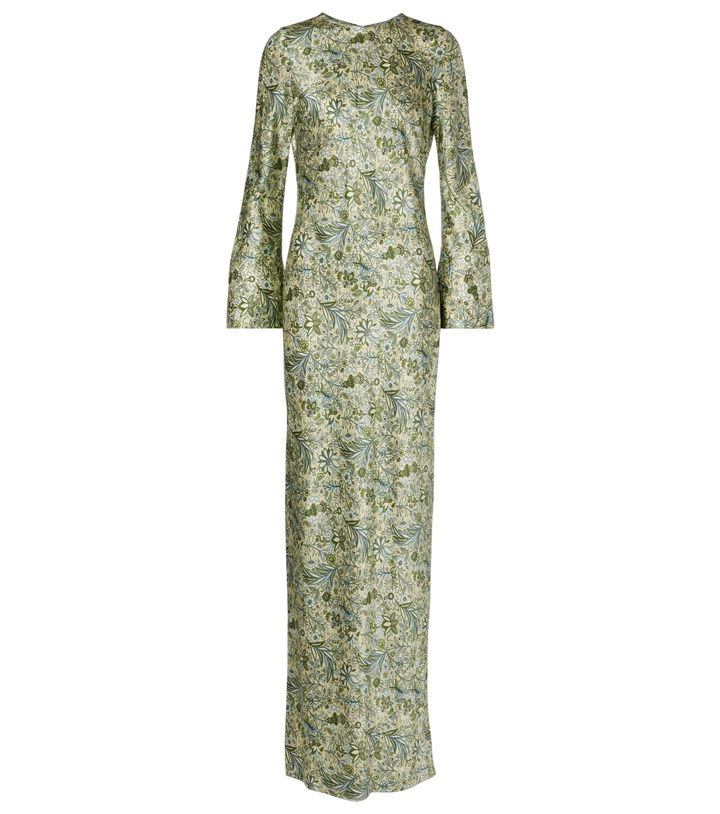 Photo: Veronica Beard Gemma printed silk-blend maxi dress