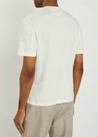 Brunello Cucinelli Linen and Cotton-blend T-shirt Off White