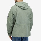 C.P. Company Men's Flatt Nylon Reversible Hooded Jacket in Agave Green