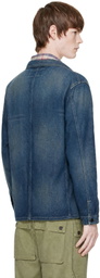 RRL Blue Denim Engineer Jacket
