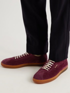 Paul Smith - Vantage Leather-Trimmed Suede Sneakers - Burgundy