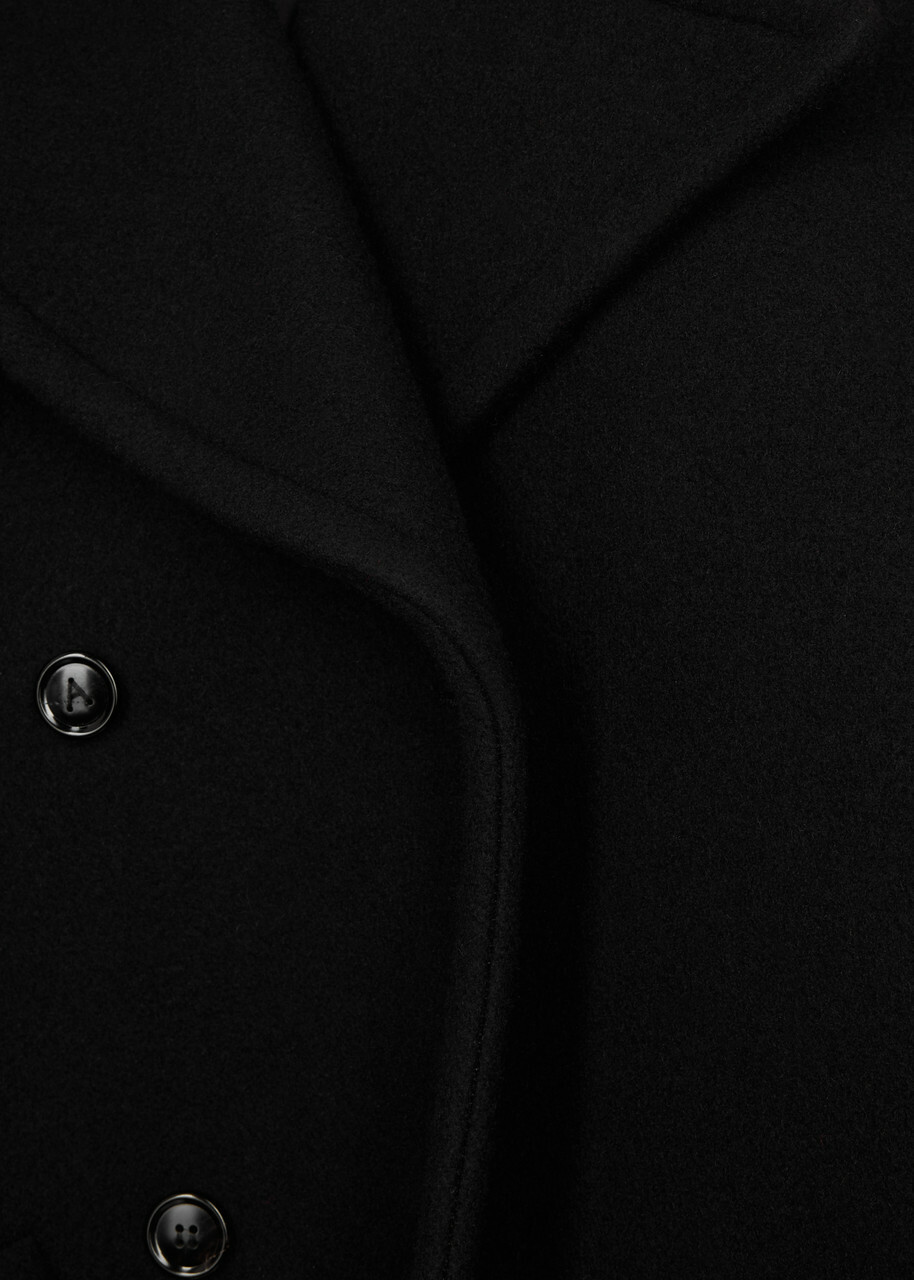 ジャケット ALAIA WOOL GABARDINE DOUBLE-BREASTED JACKET Alaïa Stand-collar wool-gabardine double-breasted jacket