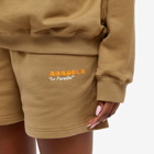 Adanola Women's Resort Sports Sweat Shorts in Deep Sand/Cream