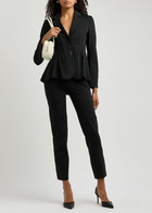 High Jolt Slim-leg Stretch-jersey Trousers Black