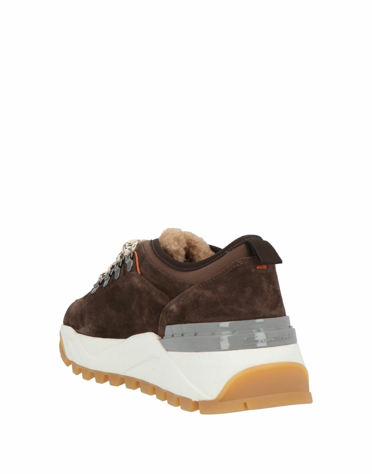 Santoni Womens Sneakers Chocolate in Brown
