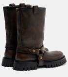 Golden Goose Kurt leather biker boots