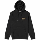 Alexander McQueen Men's Seal Logo Hoodie in Black