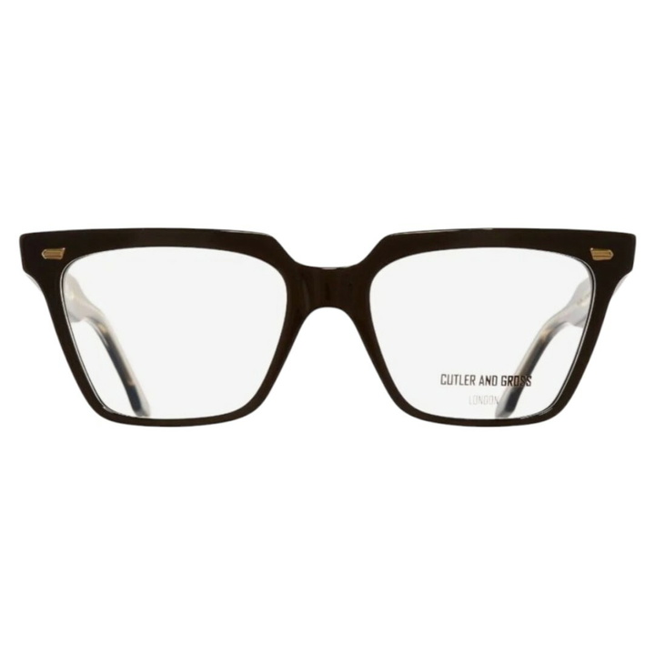 Photo: Cutler and Gross 1346-01 Black Taxi Acetate Optical Glasses