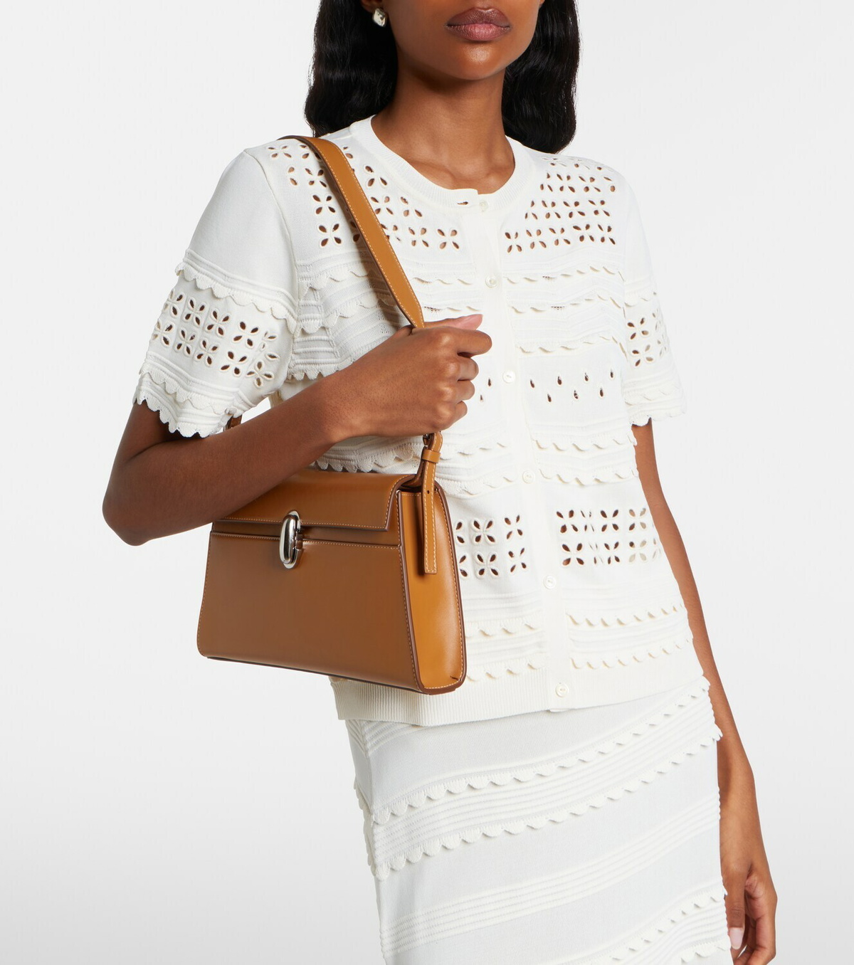 Savette Symmetry leather shoulder bag