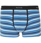 Paul Smith - Striped Stretch-Cotton Boxer Briefs - Navy