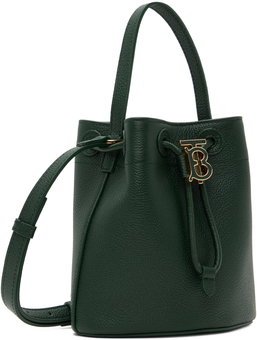 Burberry Green Mini TB Bucket Bag Burberry